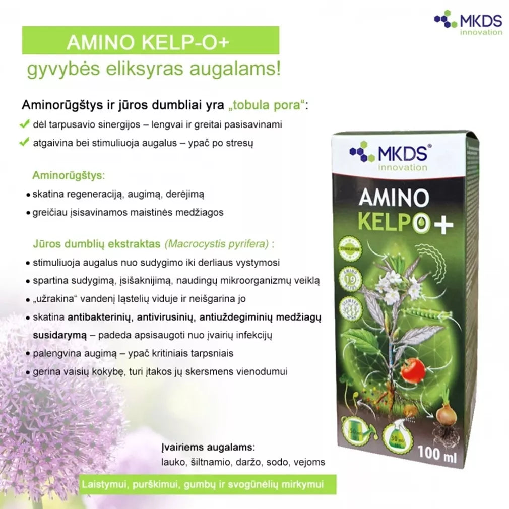 AMINO KELP-O+ aminokyseliny s extraktom z rias, 100 ml