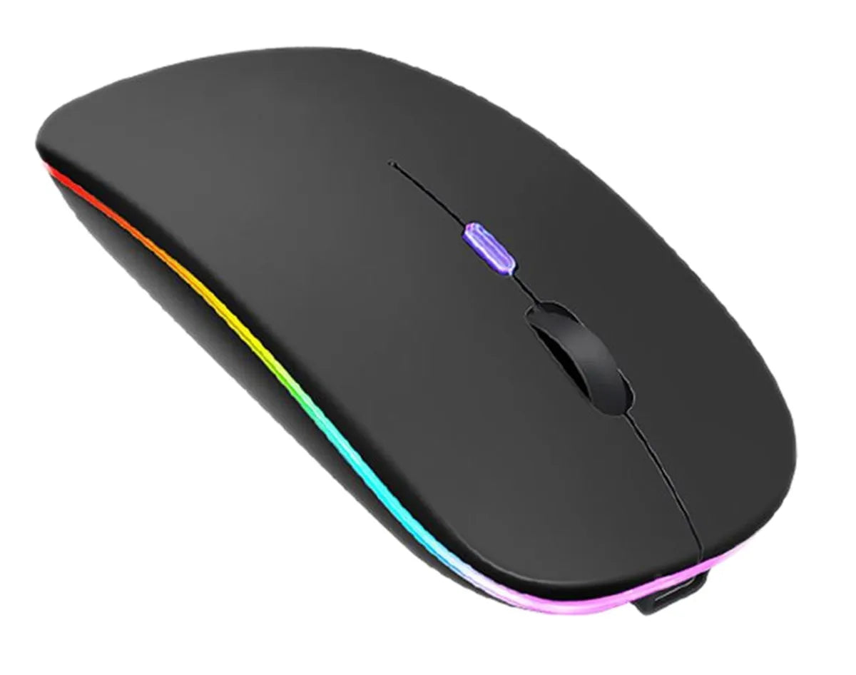 Bezdrôtová myš s RGB LED podsvietením.