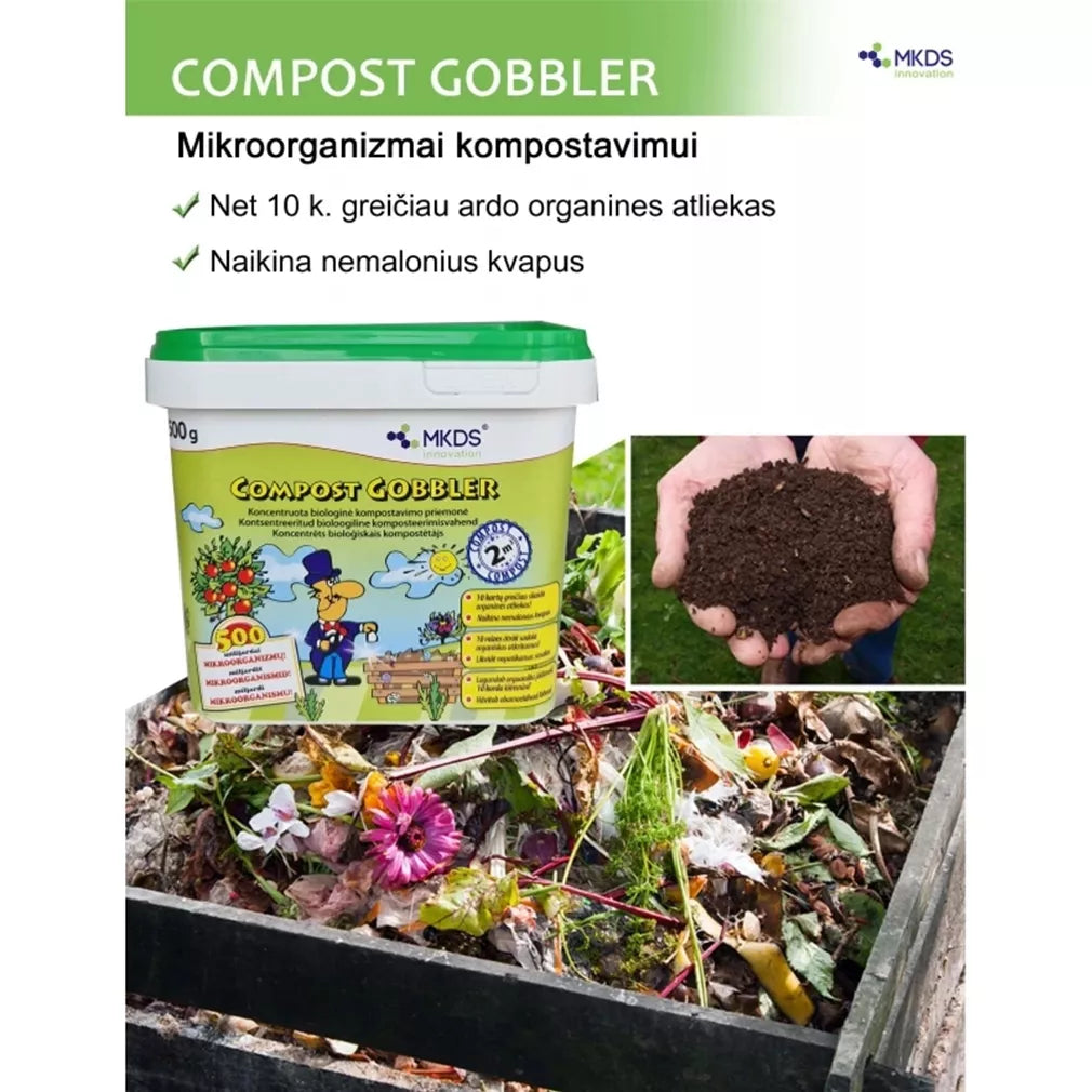 Compost Gobbler mikroorganizmy na kompostovanie, 500 g