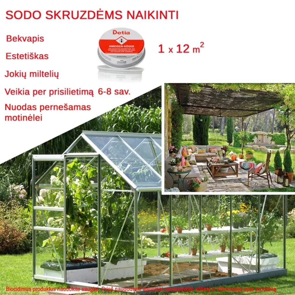 DETIA návnadová krabička na ničenie záhradných mravcov