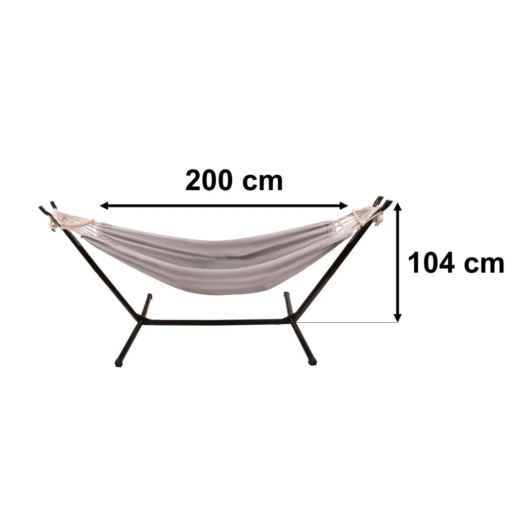 Hojdacia sieť s kovovým rámom 200 cm