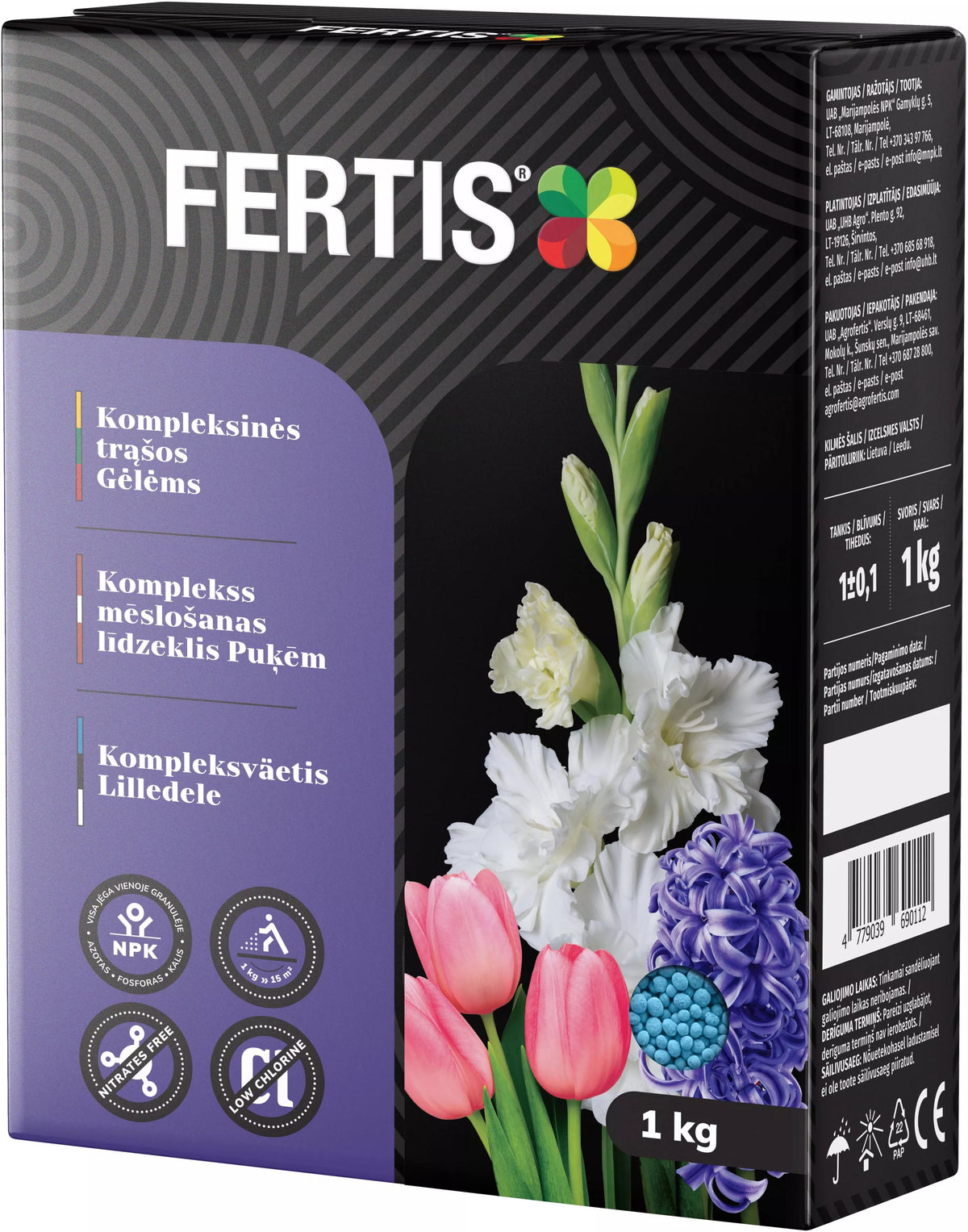 Komplexné hnojivo pre kvety FERTIS, 1kg