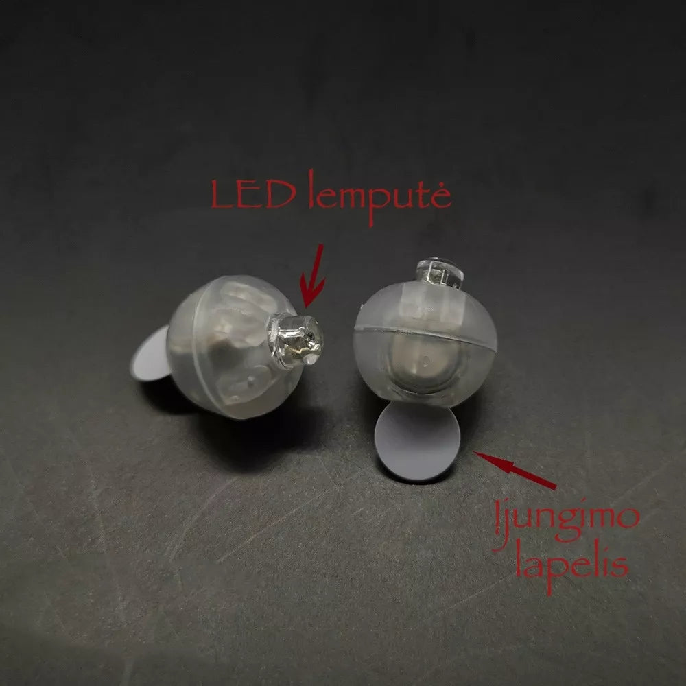 LED balónové žiarovky - Biela