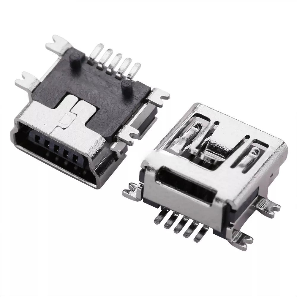 Spájkovaná Zásuvka Mini USB SMD 5 Pin