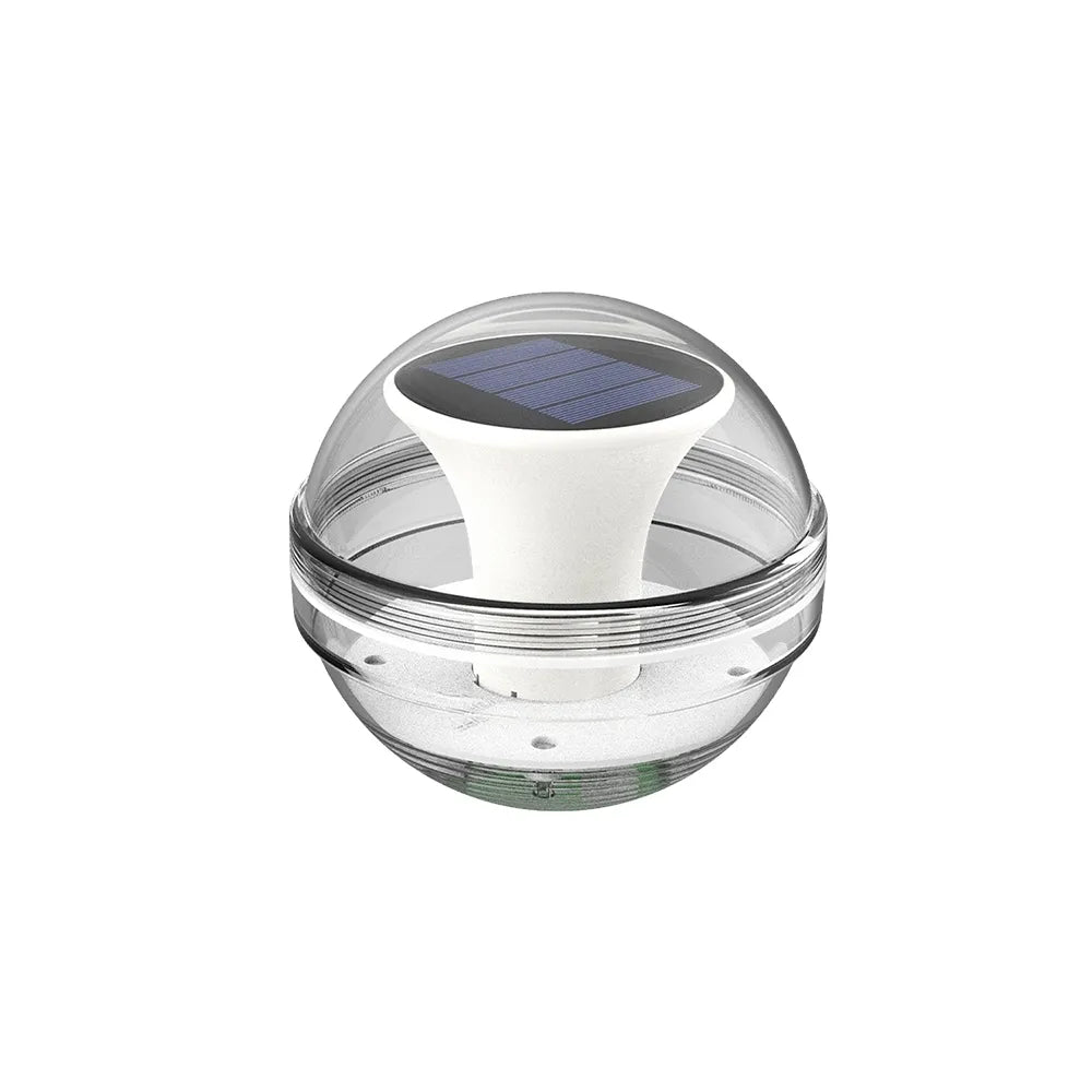 Plávajúca solárna LED lampa do bazéna – štýlové osvetlenie bez káblov