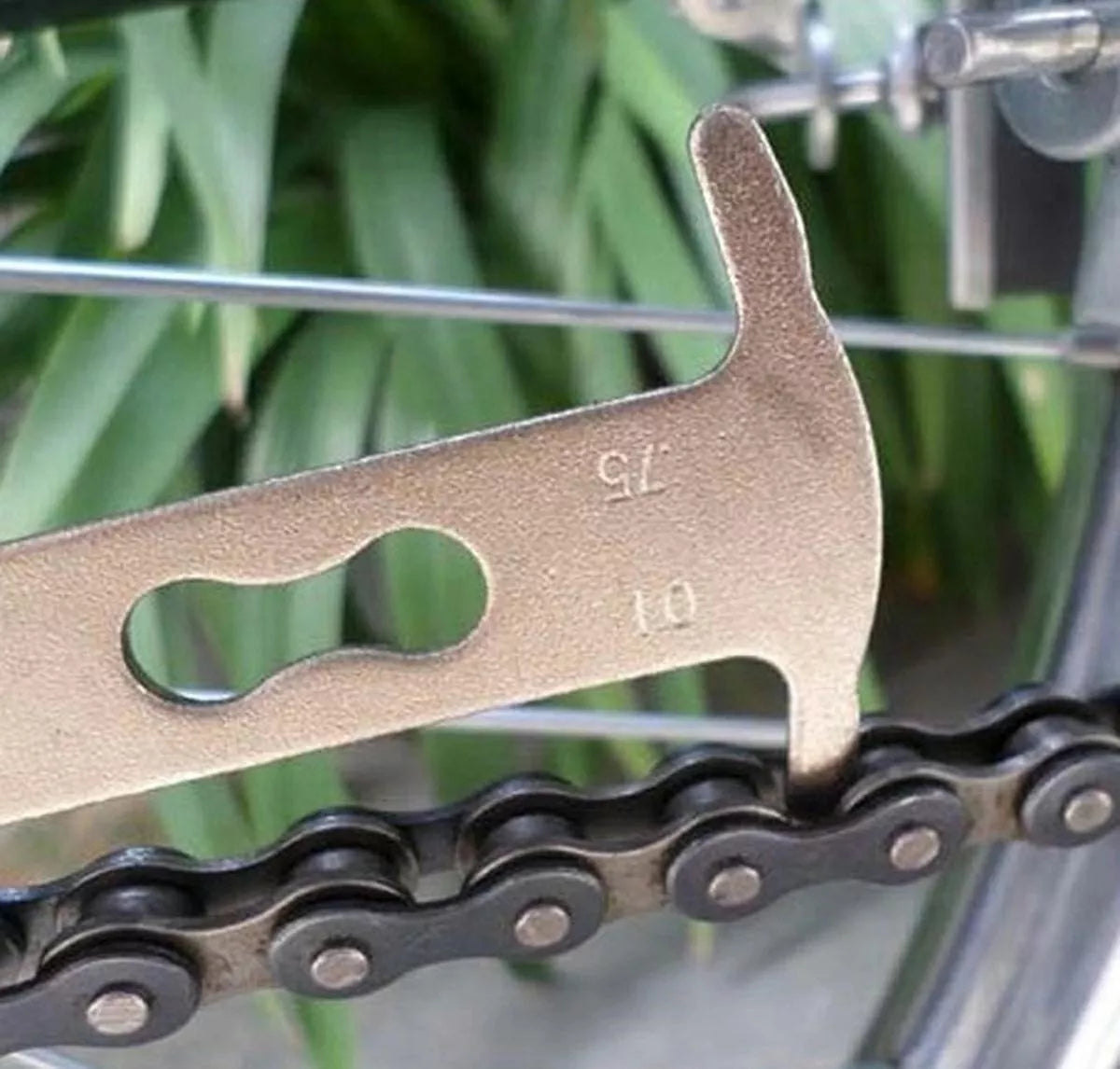 Nástroj na kontrolu kvality reťaze bicykla