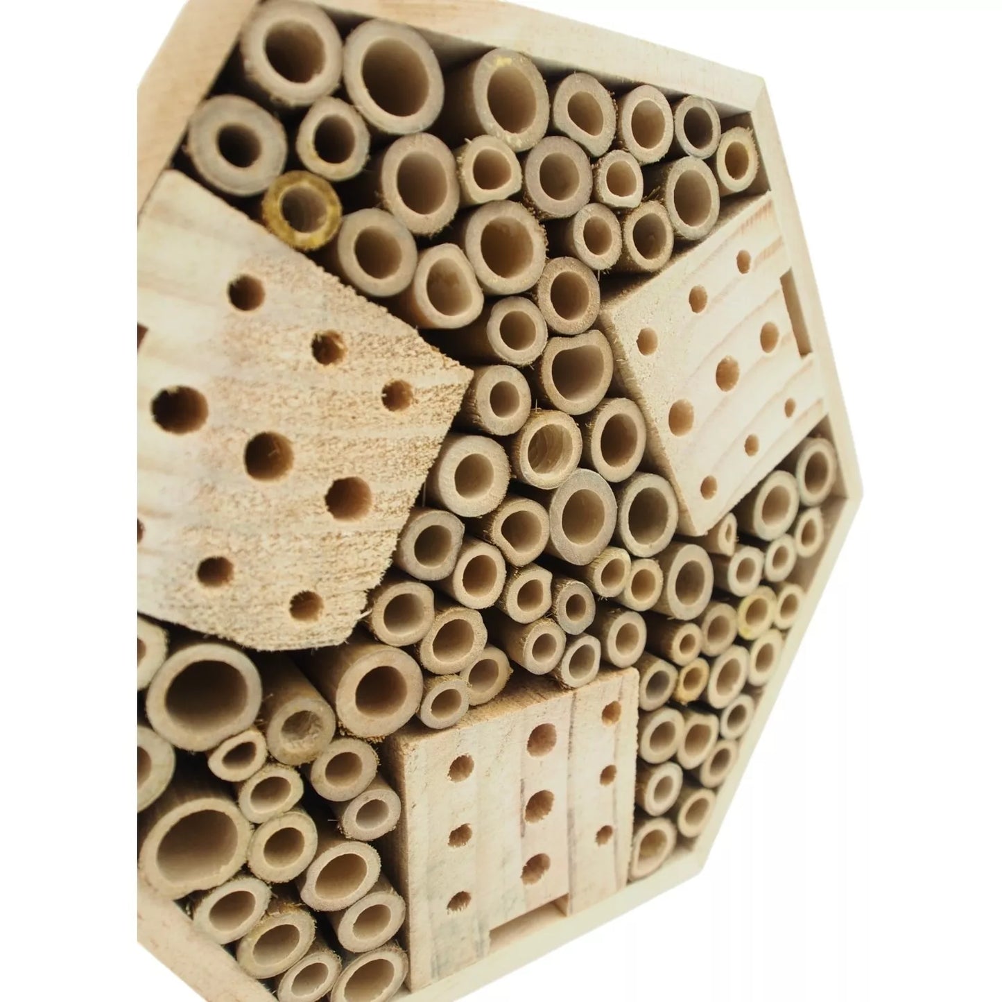Drevený domček pre hmyz (šesťuholníkový)