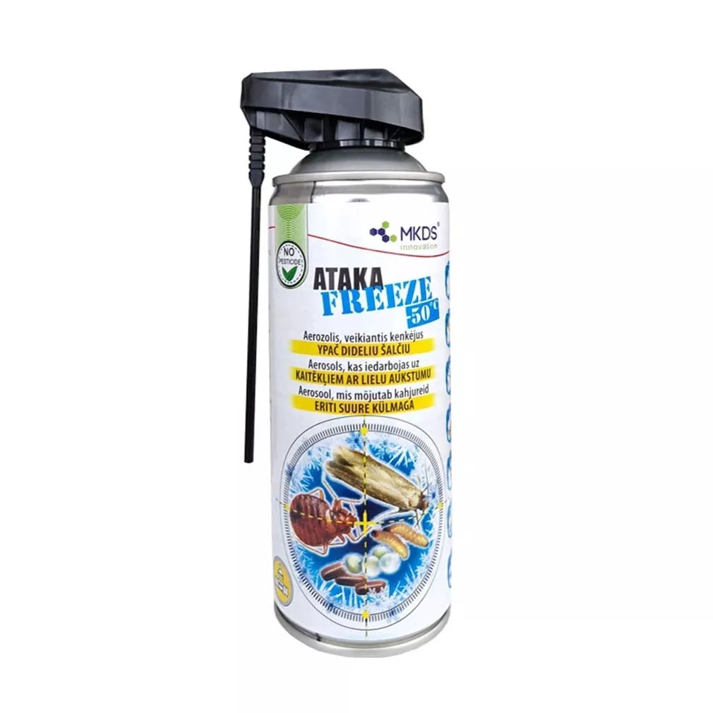ATAKA FREEZE -50 °C mraziaci aerosól na hubenie hmyzu, 400 ml