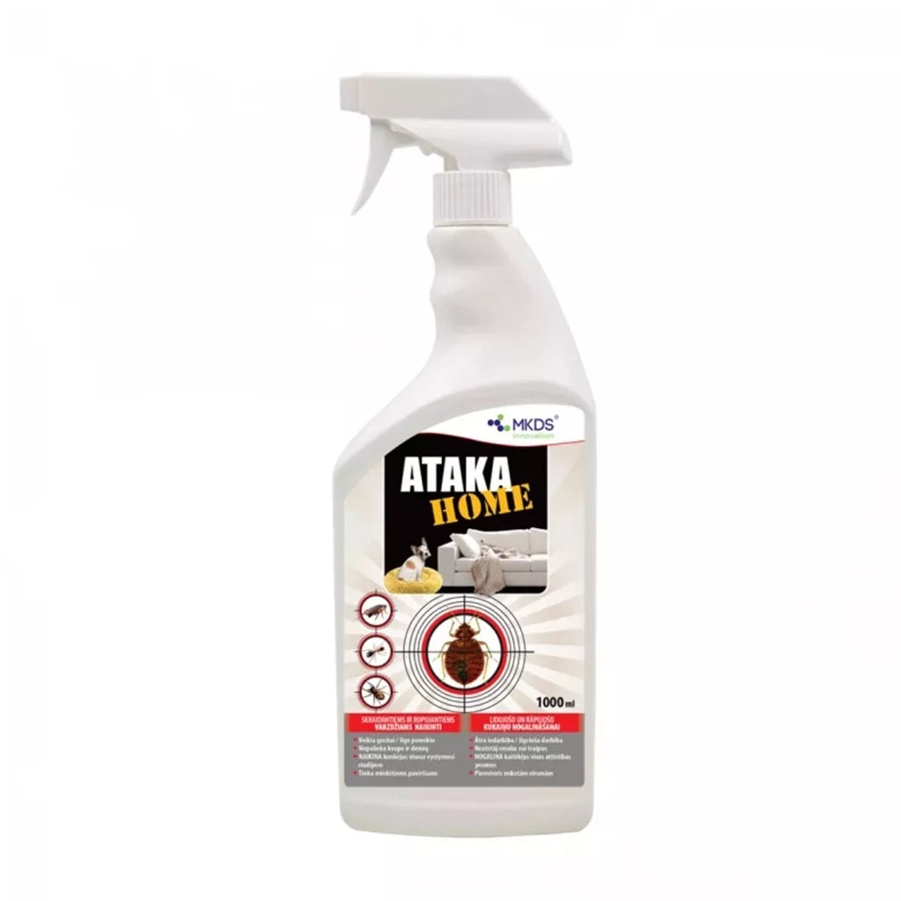 Ataka HOME insekticíd na hubenie hmyzu v kobercoch, matracoch, 1L
