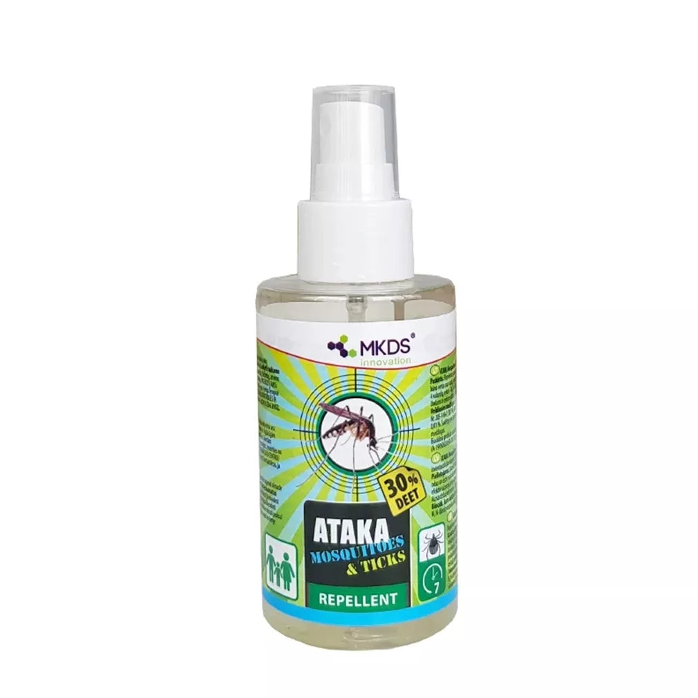 ATAKA Mosquitoes & Ticks – repelent proti komárom a kliešťom, 100 ml