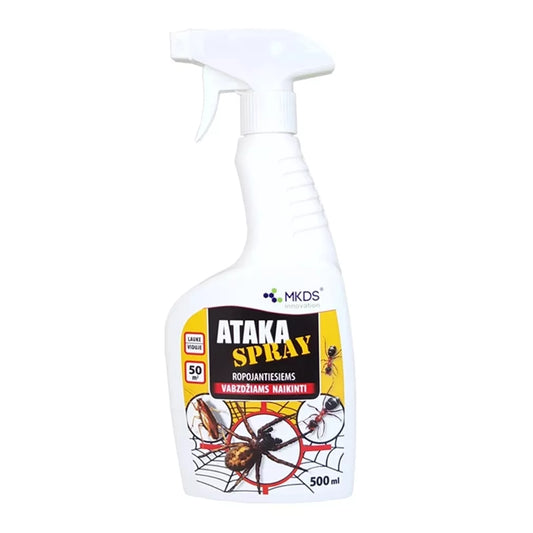 ATAKA SPRAY insekticíd na ničenie lezúceho hmyzu, 500 ml