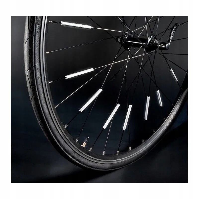 Reflexné pásiky na špice bicykla 12 ks.