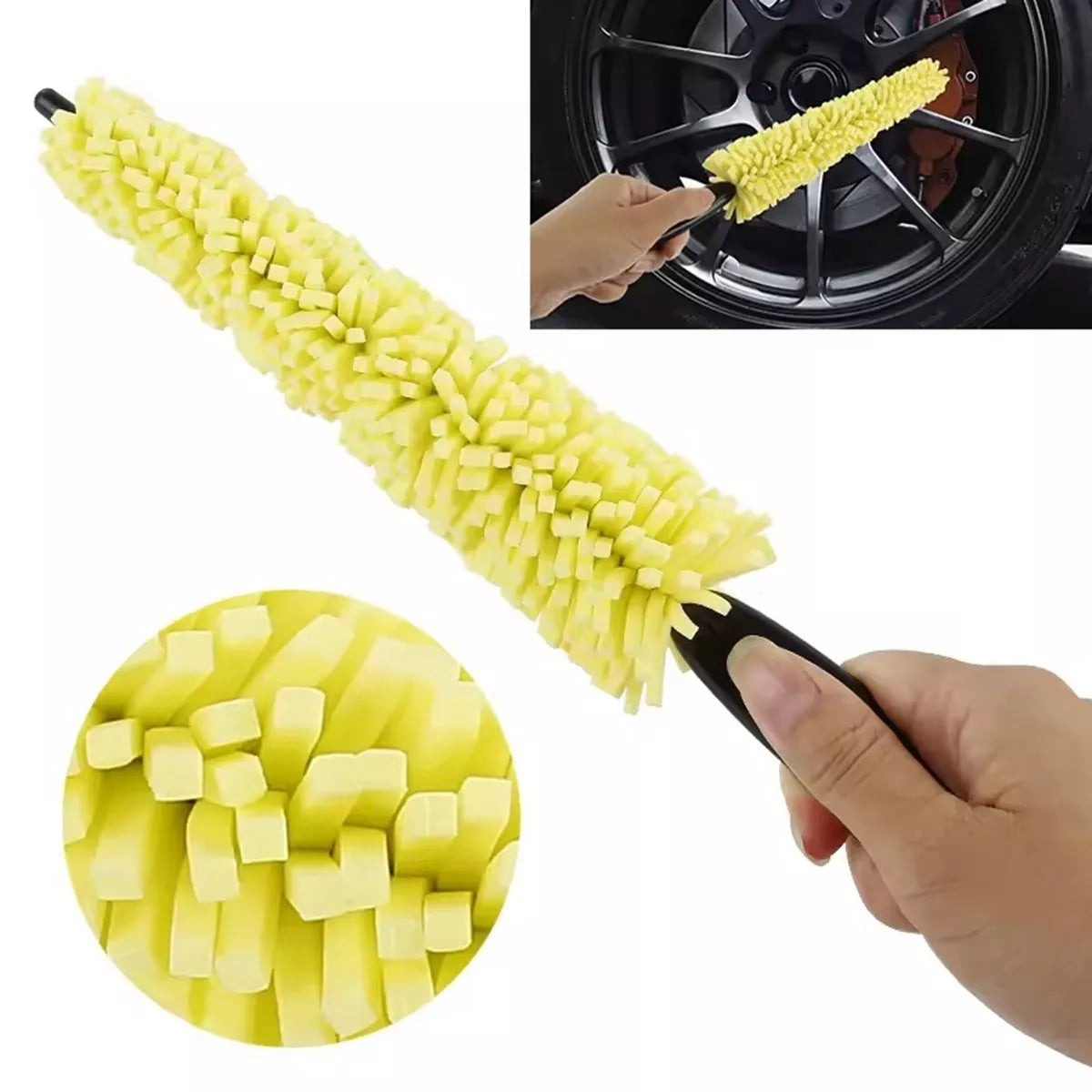 Čistiaca sada na čistenie diskov kolies automobilu