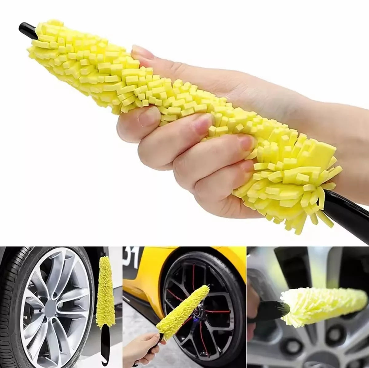 Čistiaca sada na čistenie diskov kolies automobilu