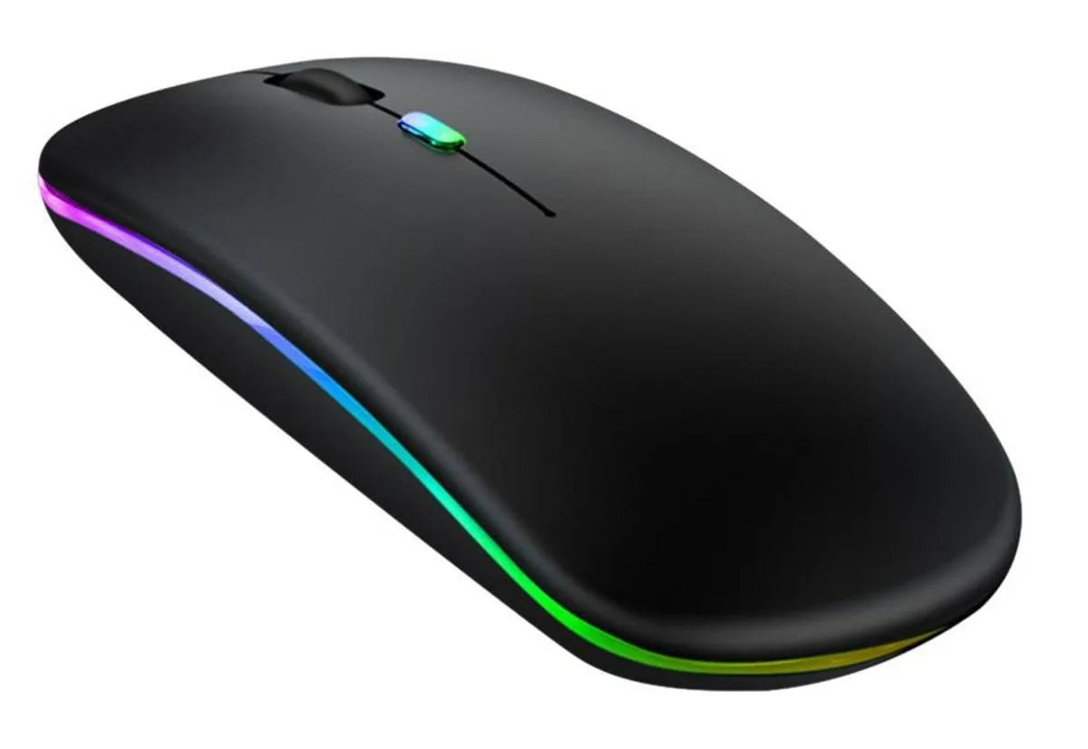 Bezdrôtová myš s RGB LED podsvietením.