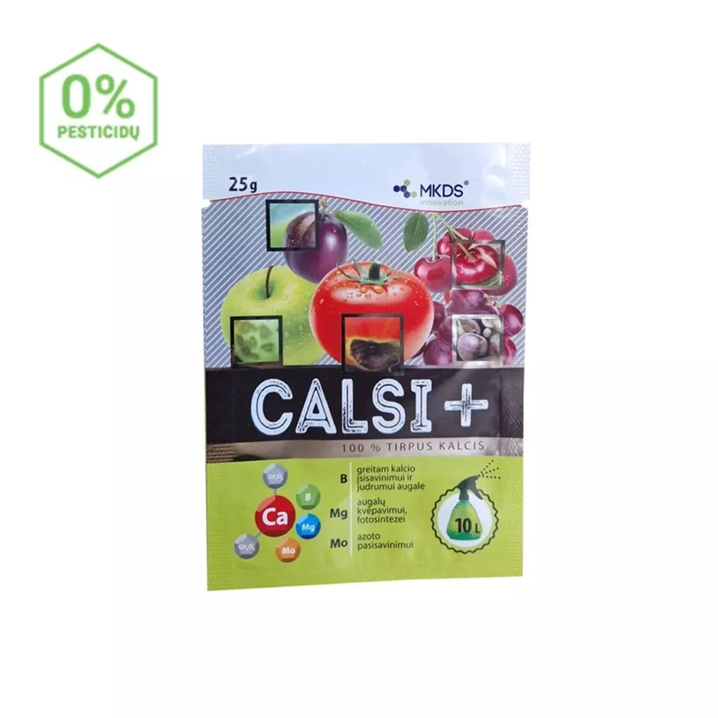 CALSI+ vápnikové hnojivo s mikroelementmi B, Mg, Mo, 25 g