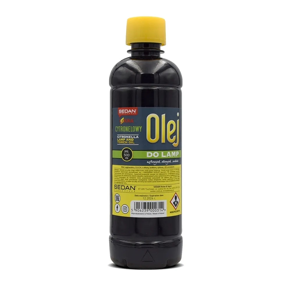 Olej do lampy s vôňou citróna 500 ml – čisté horenie a príjemná aróma