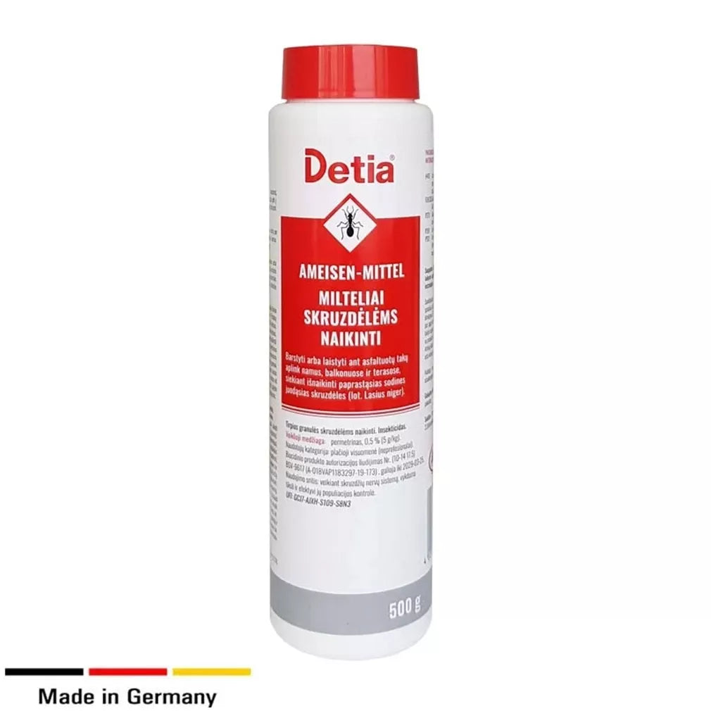 DETIA prášok na hubenie mravcov, 500 g