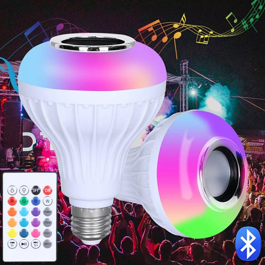 Disko lampa s reproduktorom