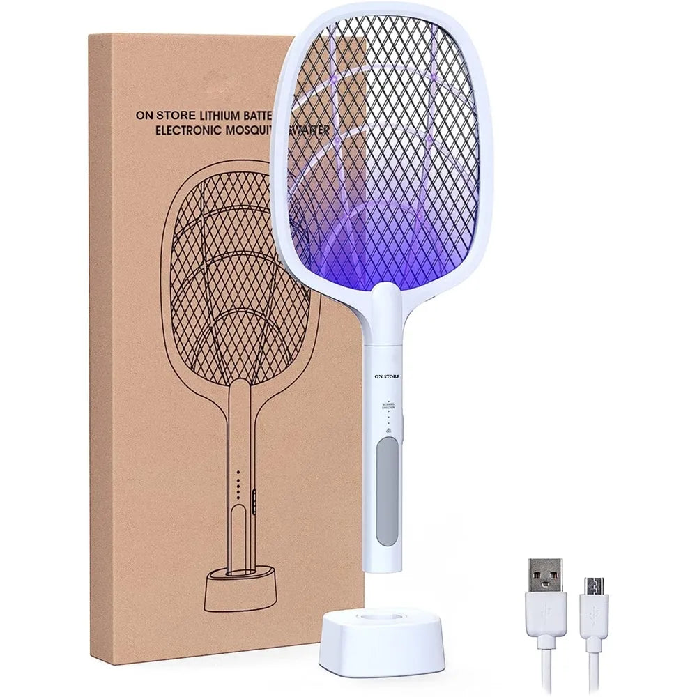 Elektrická raketa na hubenie hmyzu s nabíjaním