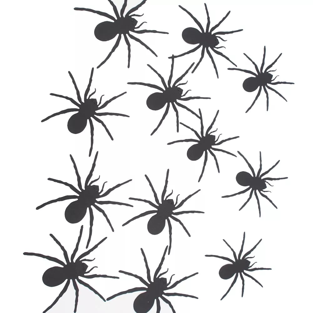 Halloweenske nálepky "Pavúky"