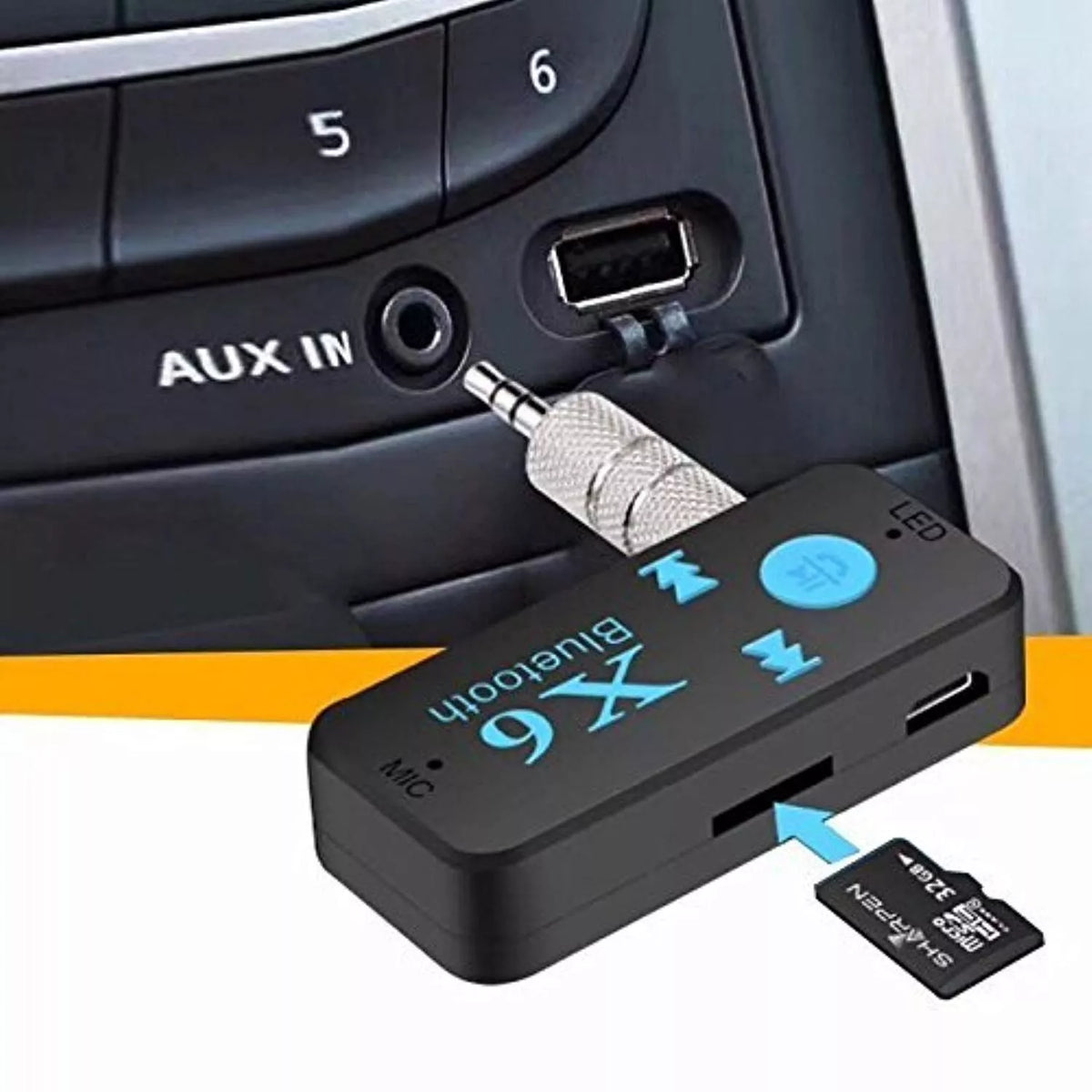 Bluetooth prijímač 4.1 3.5mm AUX