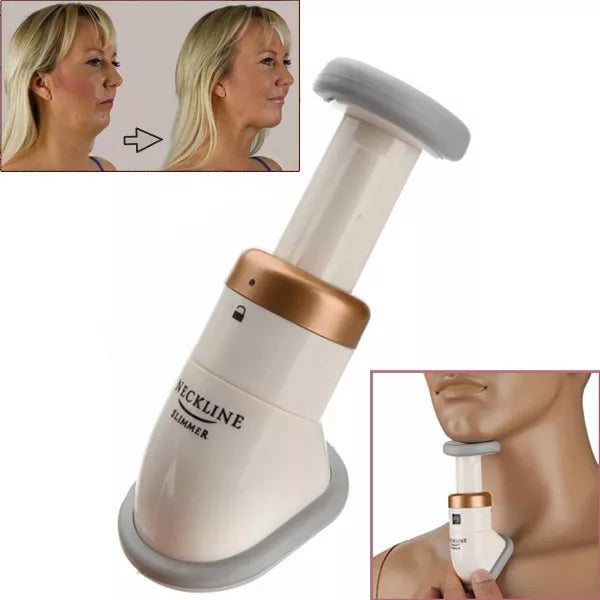 Masážny a tréningový prístroj na krk, bradu a podbradok „Neckline Slimmer“