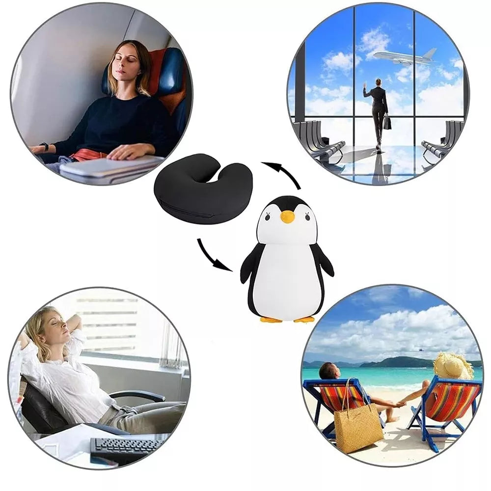 Vankúš pod autom na cestovanie „Penguin“