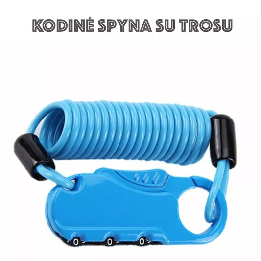 Kódový zámok s lankom