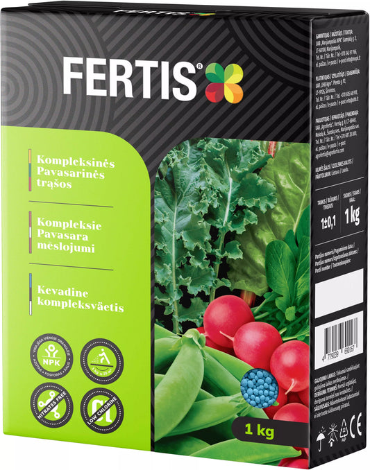 Komplexné jarné hnojivo FERTIS, 1 kg