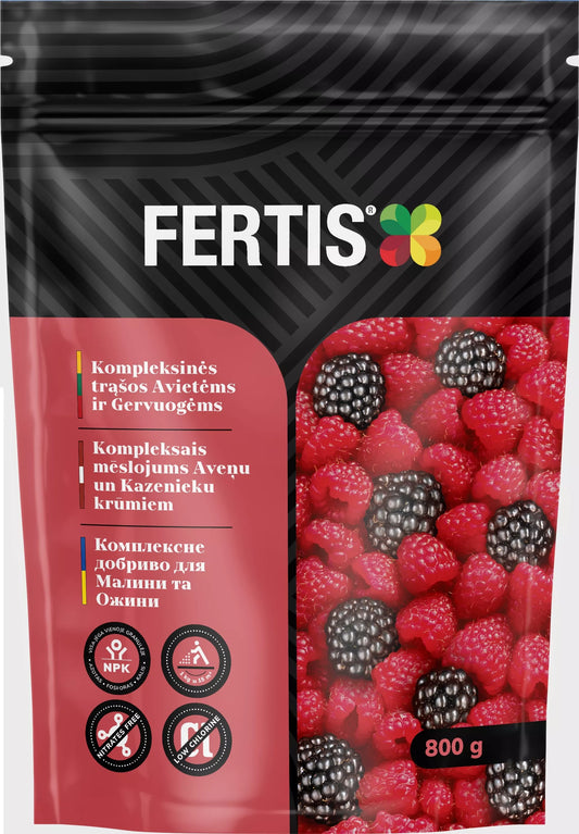 Komplexné hnojivo pre maliny a černice FERTIS, 800g