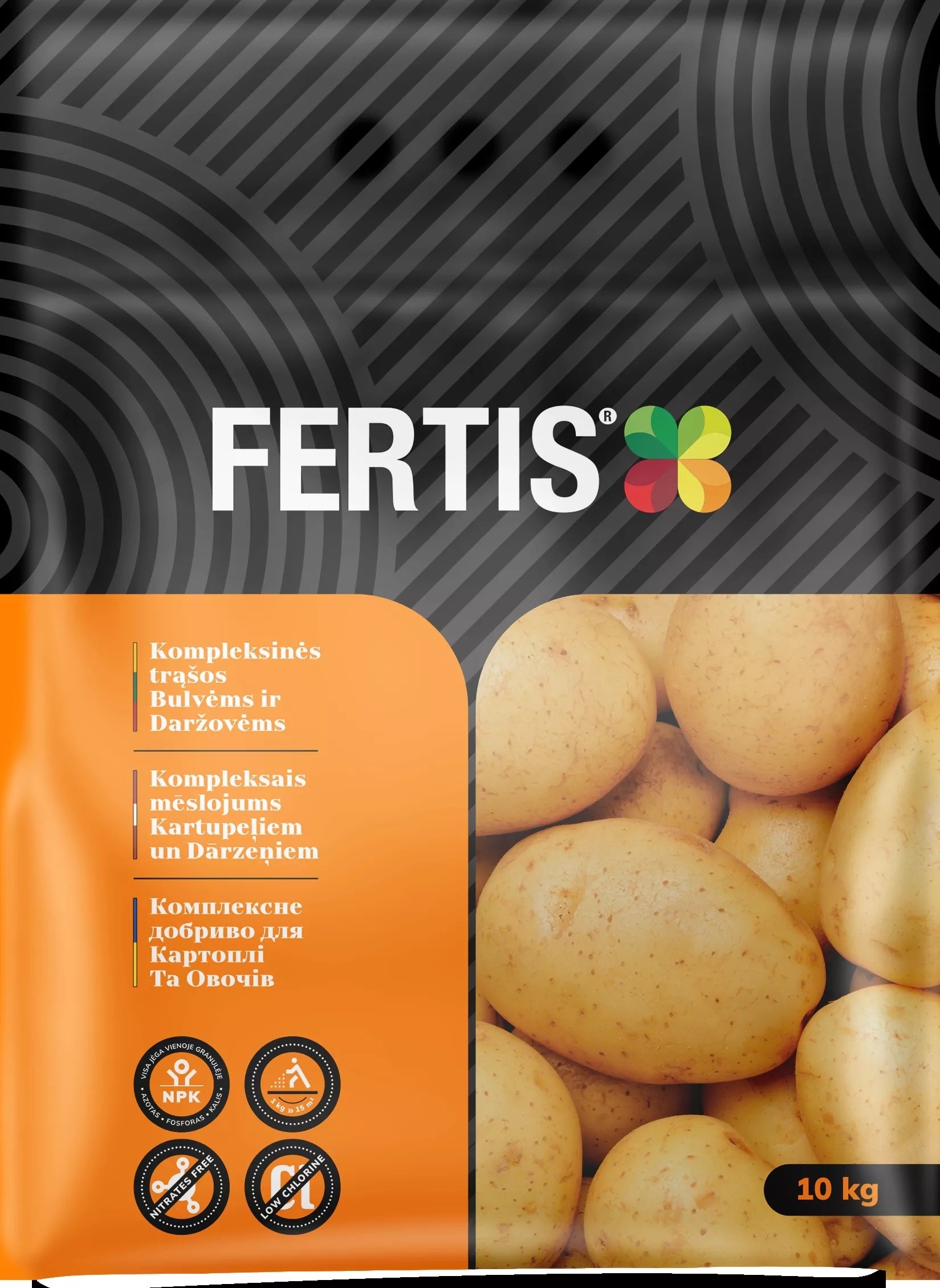 Komplexné hnojivo na zemiaky a zeleninu FERTIS, 10kg
