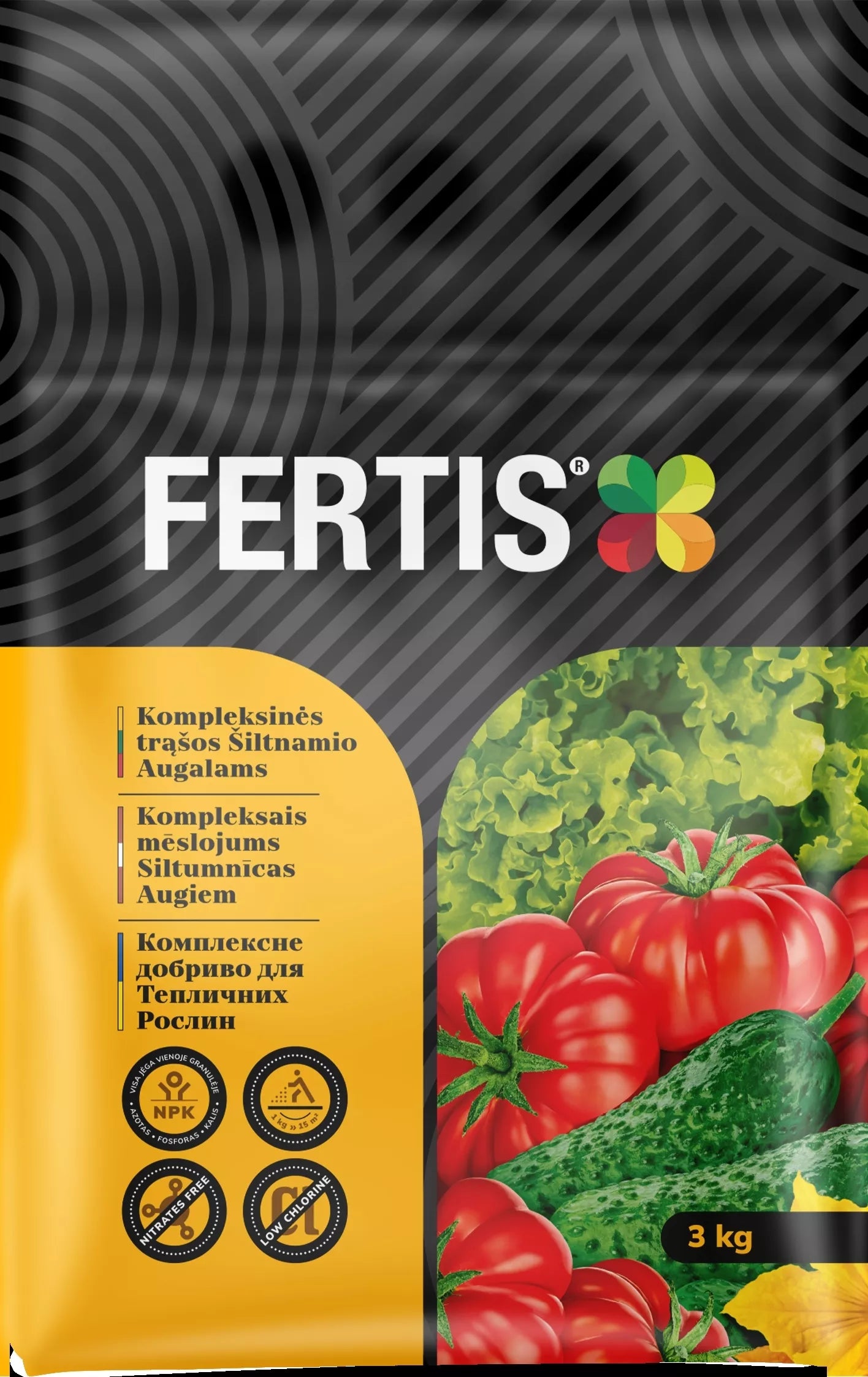 Komplexné hnojivo pre skleníkové rastliny FERTIS, 3kg