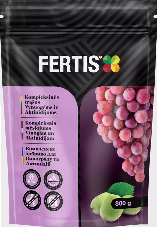 Komplexné hnojivo pre vinič a aktinídie FERTIS, 800g