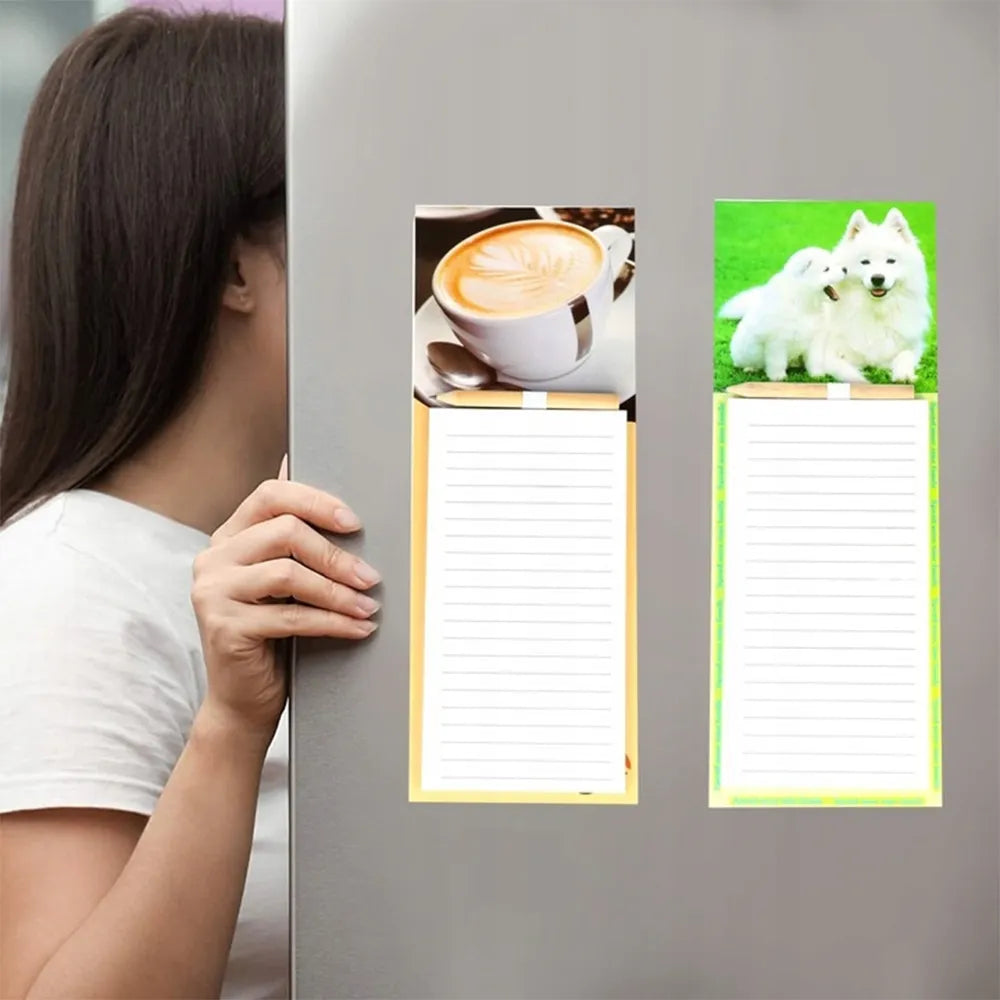 Poznámkové lístky s magnetom