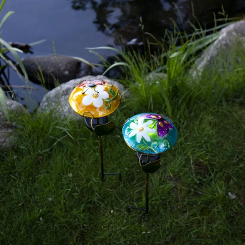 Vonkajšia LED lampa „Salona“ so solárnym panelom (44 cm)