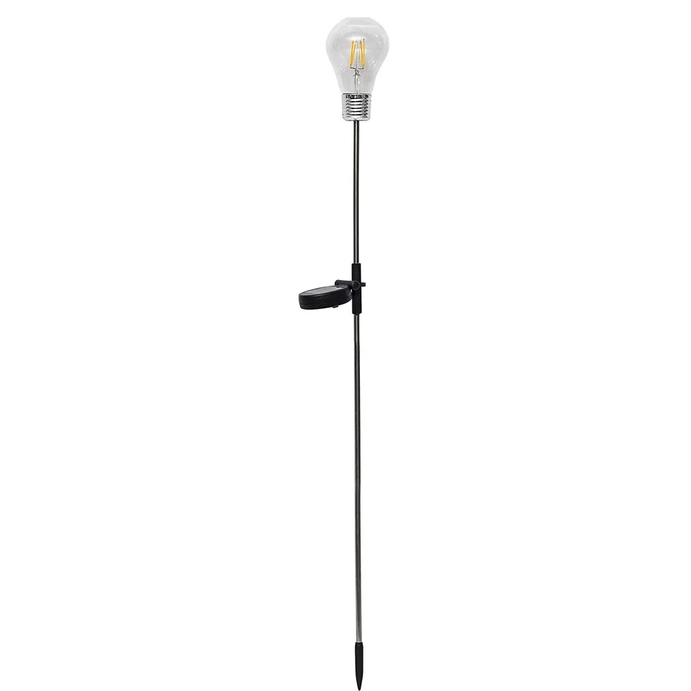 vonkajšia LED žiarovka „Edison“ so solárnym panelom (80 cm, vintage štýl)
