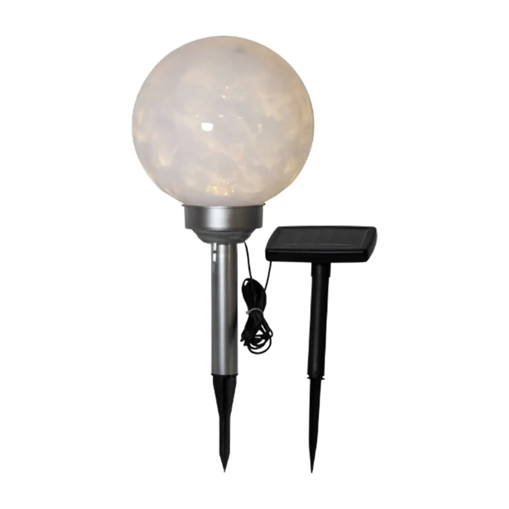 Vonkajšia LED záhradná lampa „Luna“ so solárnou batériou (37 cm)