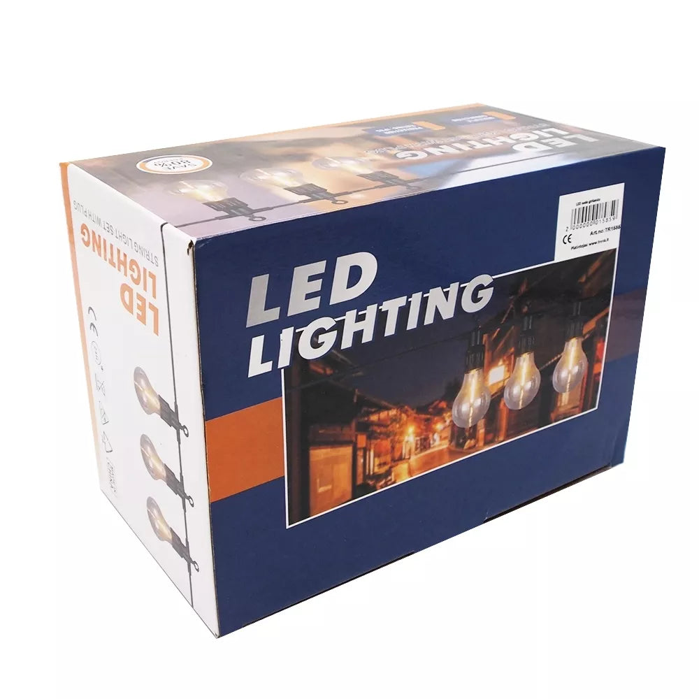 LED vonkajšia svetelná reťaz "Bulb"