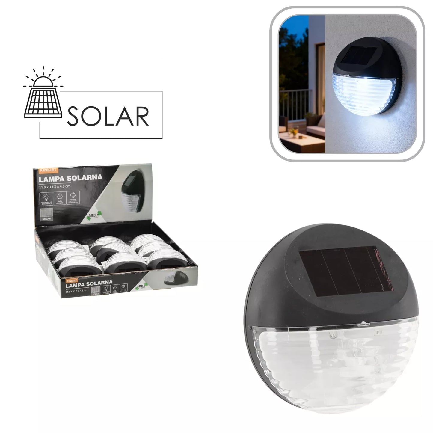 LED solárna lampa