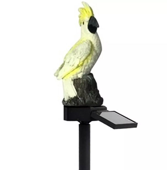 LED solárna záhradná lampa – Papagáj