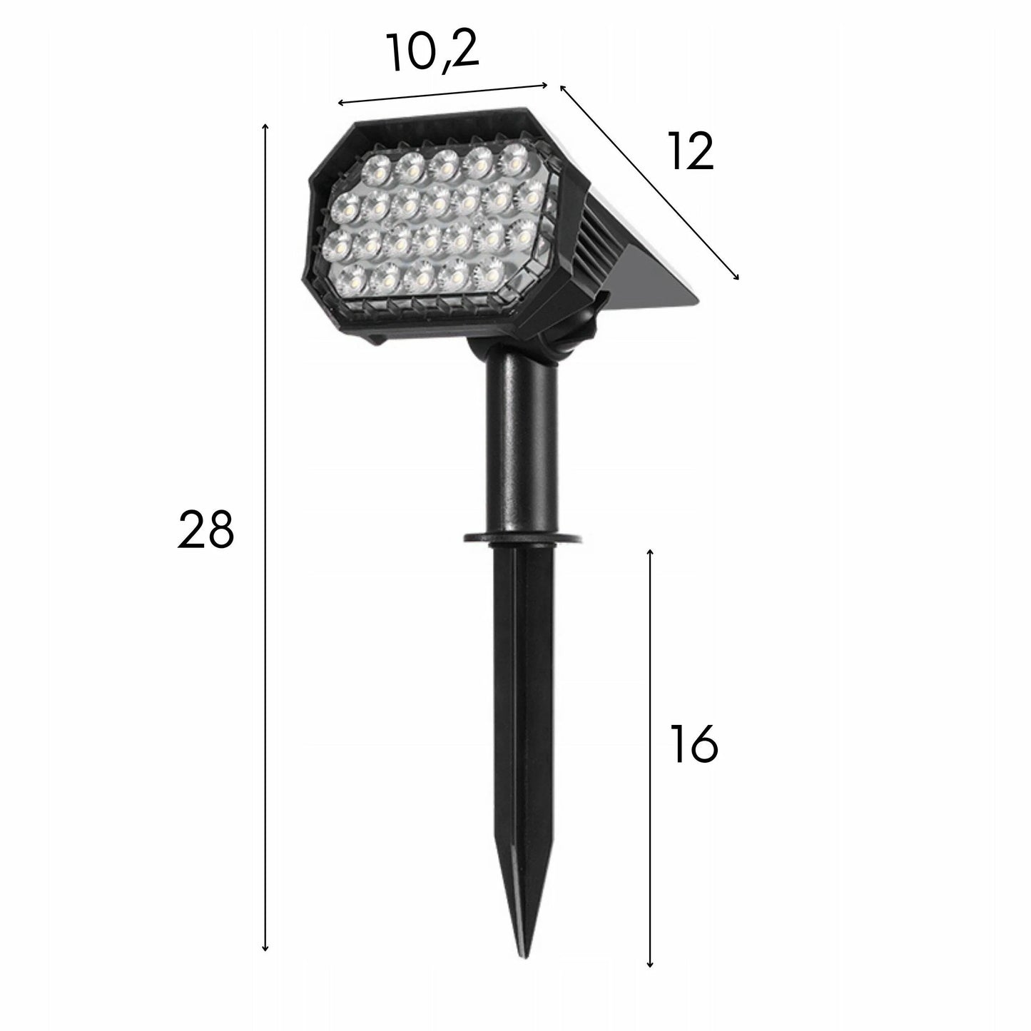 LED sodo šviestuvas