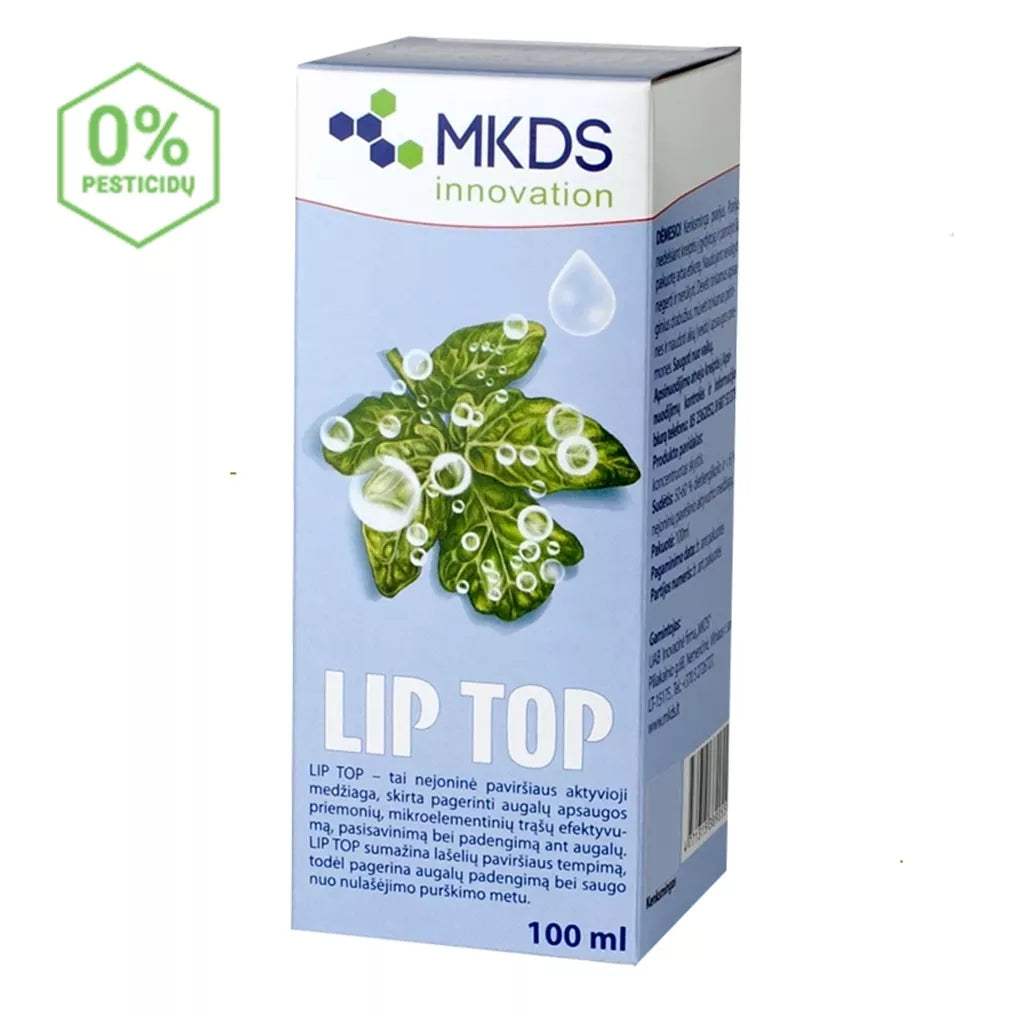 Lip top, 100 ml, na zvýšenie priľnavosti prípravkov na ochranu rastlín