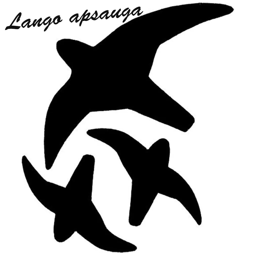 Nálepka na ochranu pred nárazom vtákov do okien