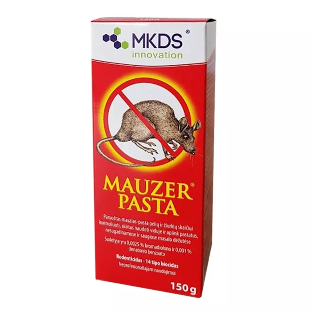 Mauzer pasta na hubenie myší a potkanov, 150 g