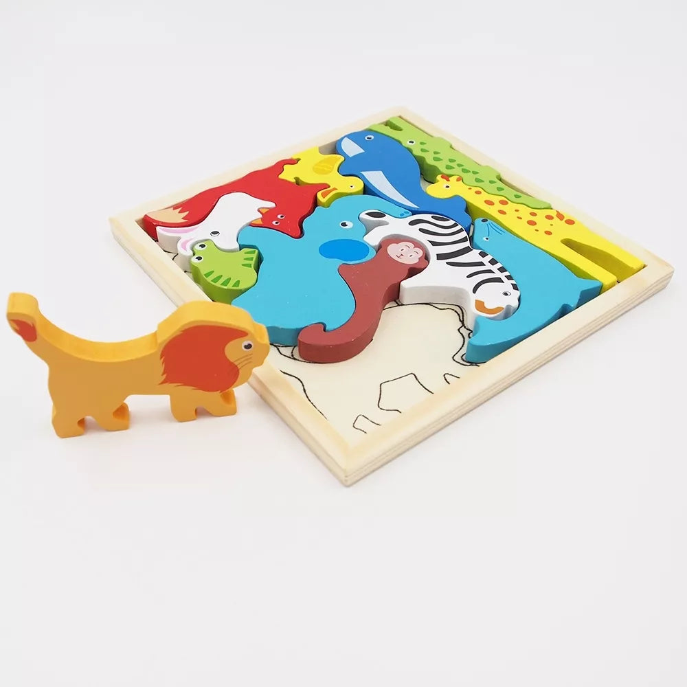 Drevené Puzzle - skladačka