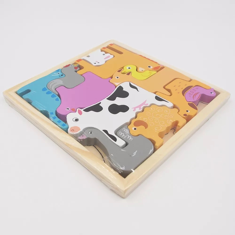 Drevené Puzzle - skladačka