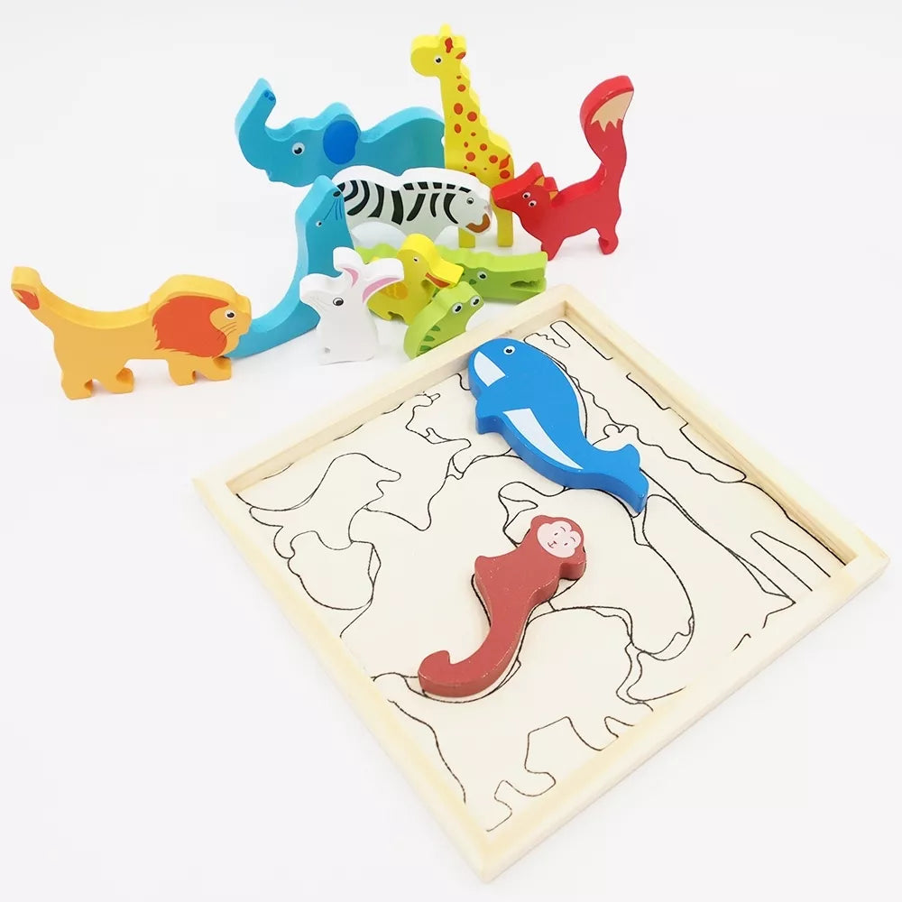 Drevené Puzzle - skladačka