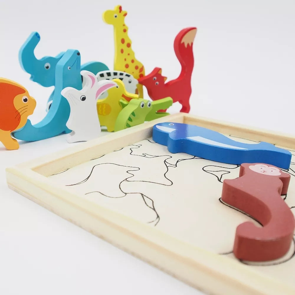 Drevené Puzzle - skladačka