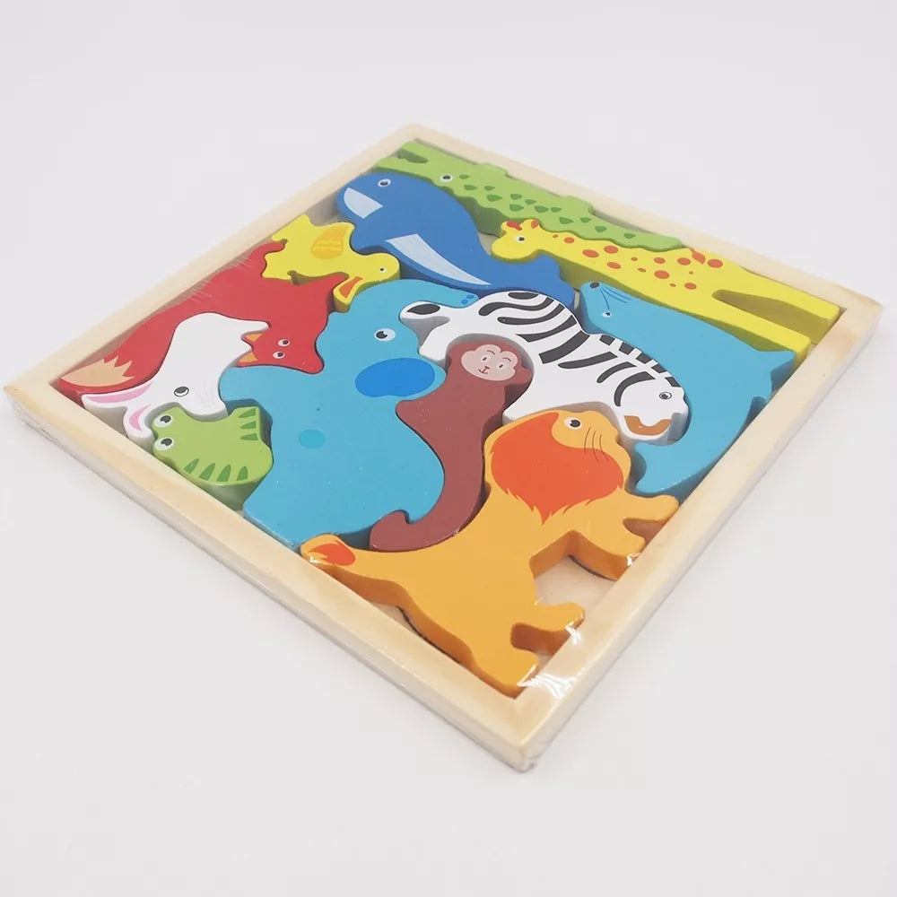 Drevené Puzzle - skladačka